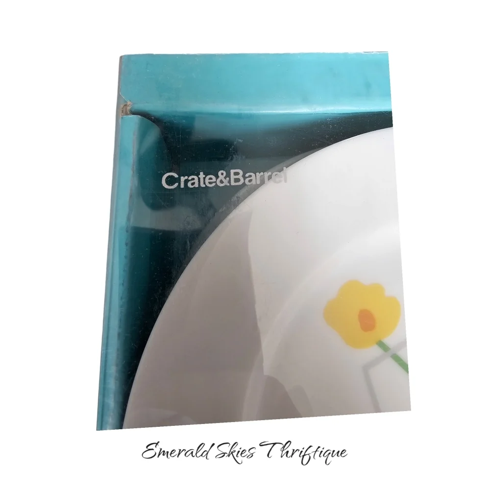 Crate and Barrel appetizer plates, set of 6